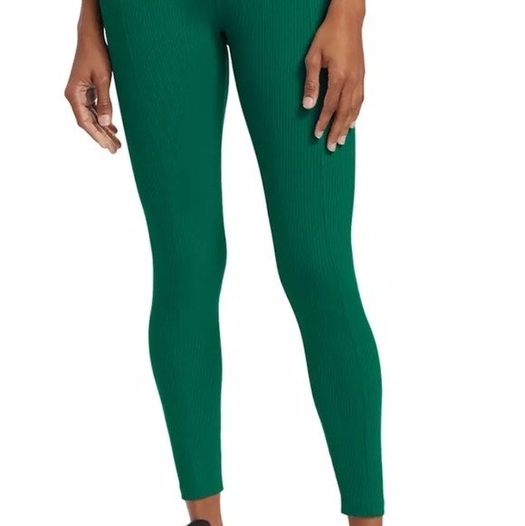 Ribbed Football Legging- Malachite Sz. Small - Picture 2 of 9